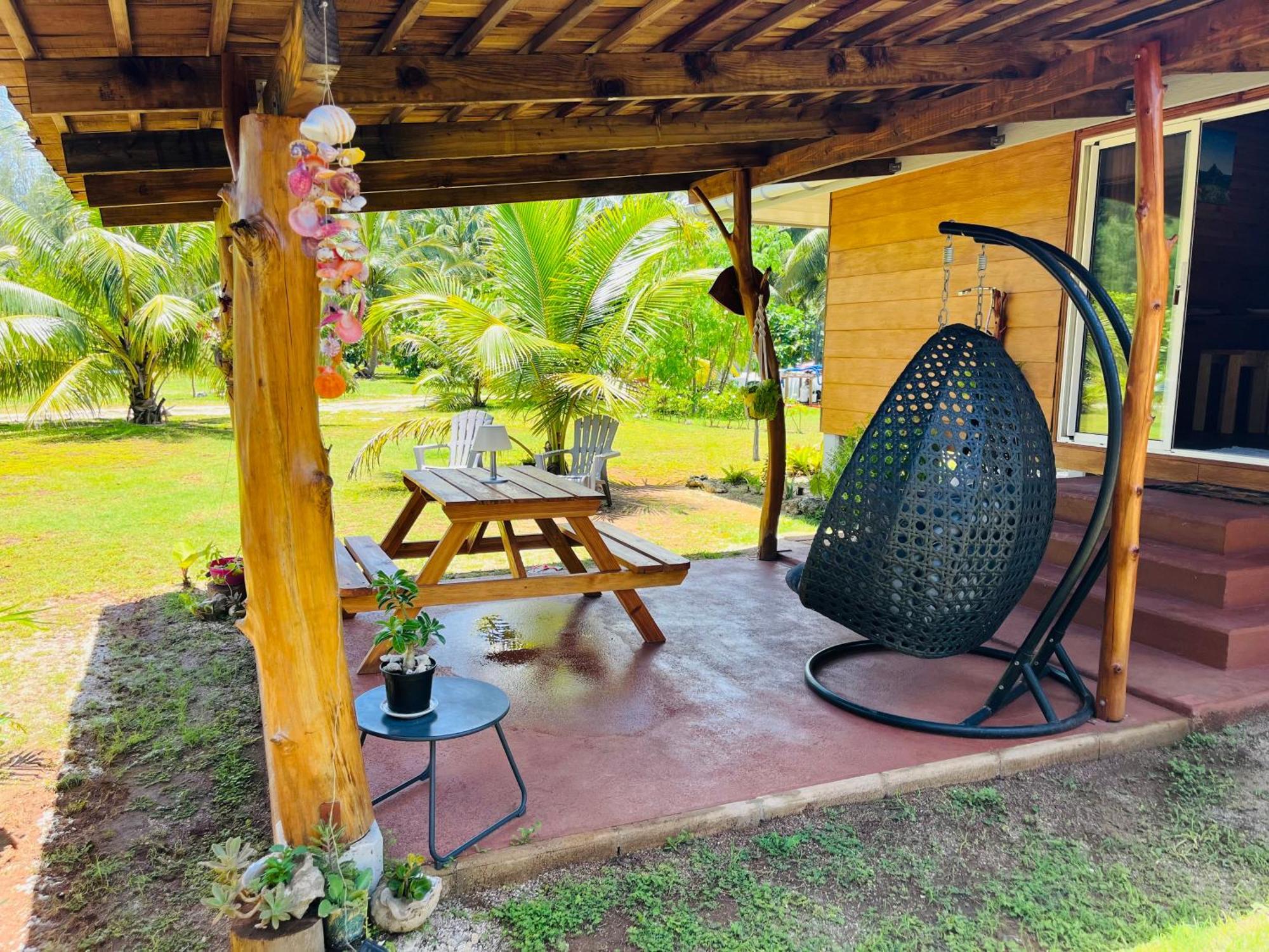 Bungalow Kura Муреа Екстериор снимка